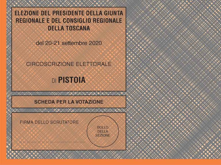 Elezioni Toscana, eletti e preferenze ai candidati di Pistoia