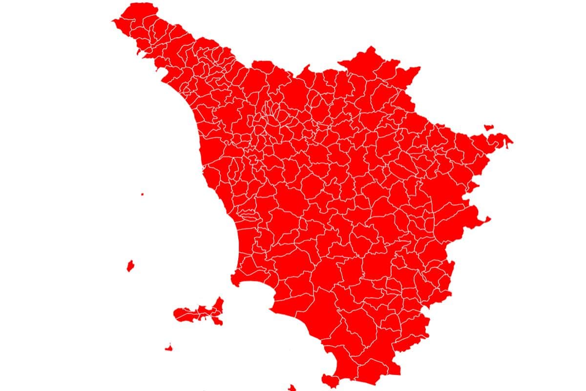 Toscana zona rossa regole cosa si può fare cambia