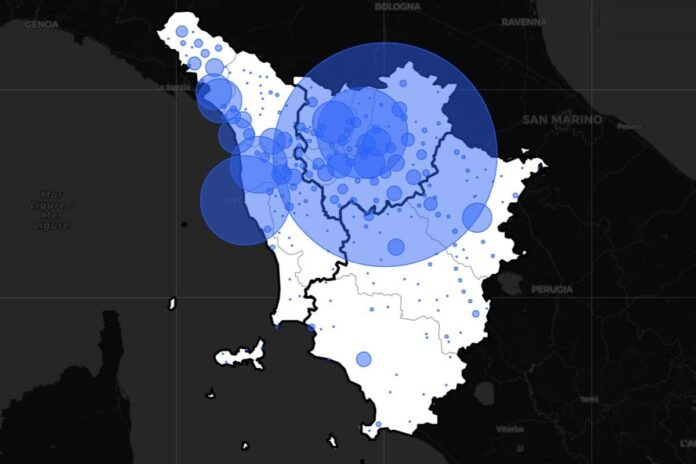 Contagi oggi Toscana 19 febbraio covid dati casi coronavirus bollettino