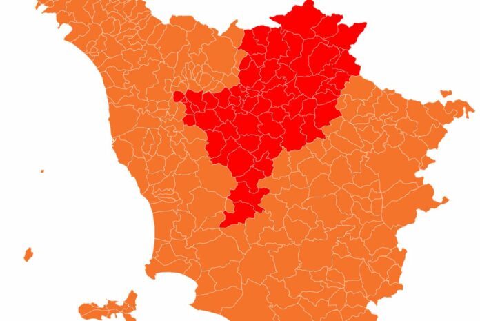 zone rosse locali Toscana 12 17 aprile 2021 comuni rossi province quali sono fino quando