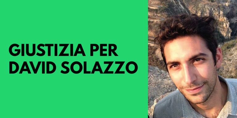 Caso David Solazzo, la sorella torna a chiedere “verità e giustizia”