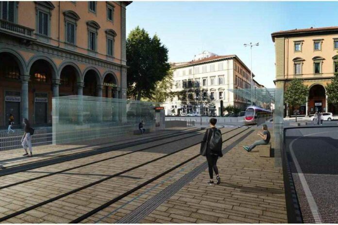 Tramvia a Firenze, dal 23/4 nuova fase lavori piazza della Libertà