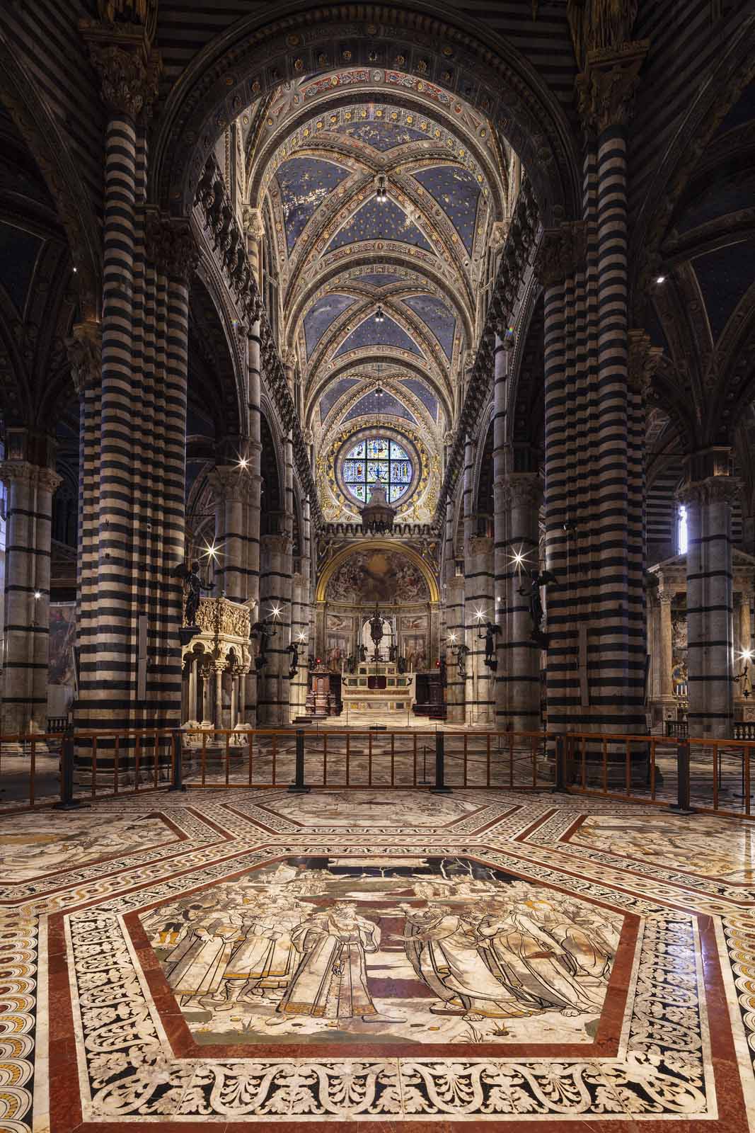 Duomo Siena pavimento dal basso