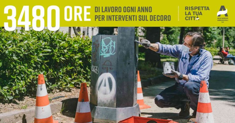 Da Alia una campagna di comunicazione sul decoro delle città