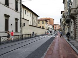 nuova tramvia Firenze via Cavour centro storico lavori
