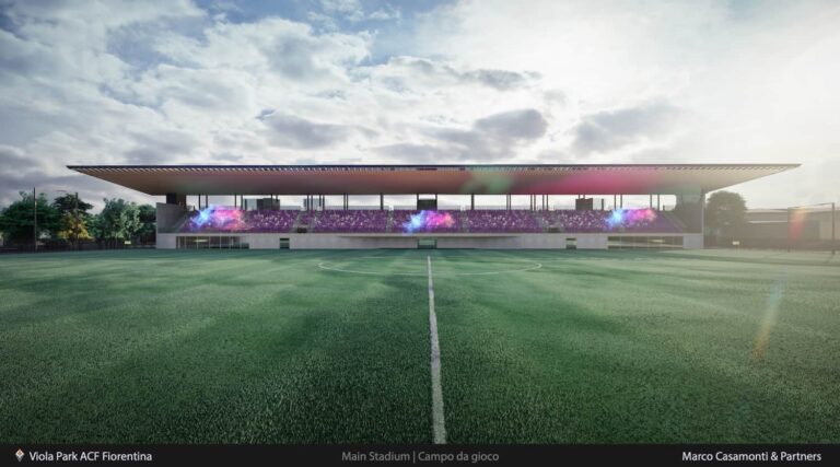 Viola Park, avanti tutta: obiettivo inaugurazione a Natale 2022