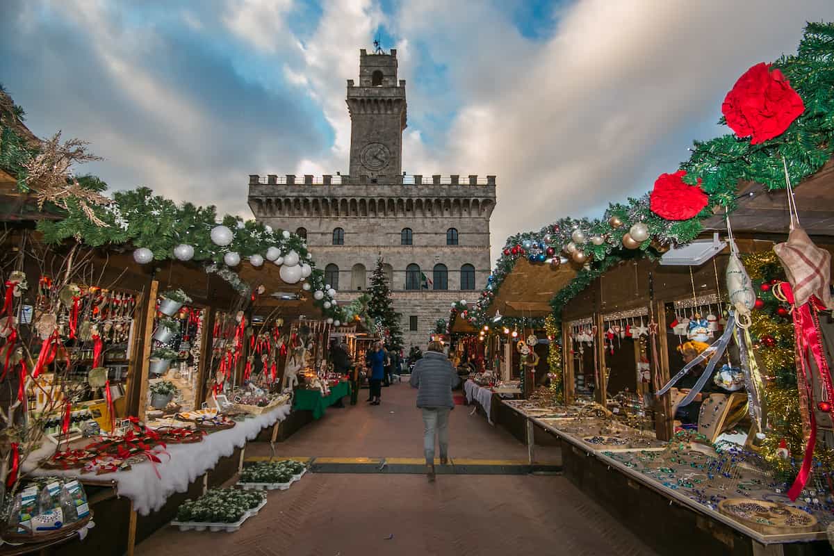Montepulciano Natale mercatini Val d'Orcia