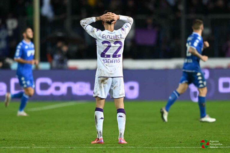Fiorentina beffata nel finale