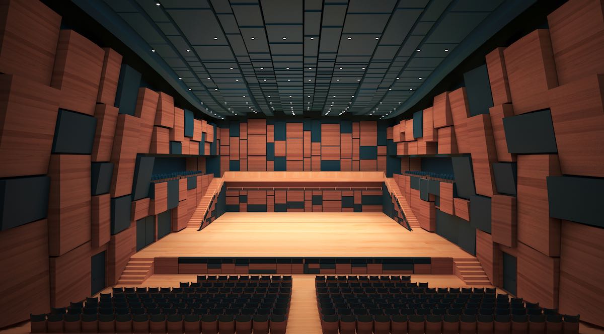 Rendering nuovo auditorium Teatro del Maggio