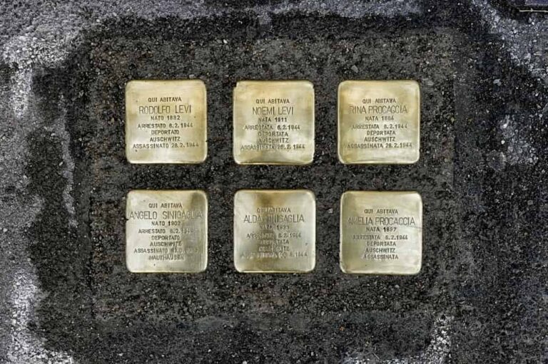 A Firenze 25 nuove pietre d’inciampo, in ricordo delle vittime della Shoah