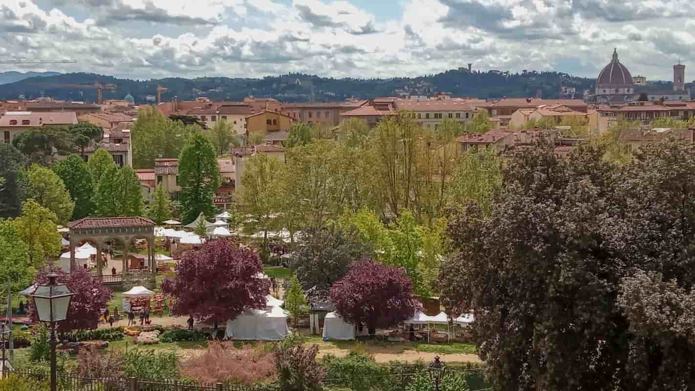panorama giardino orticoltura Firenze