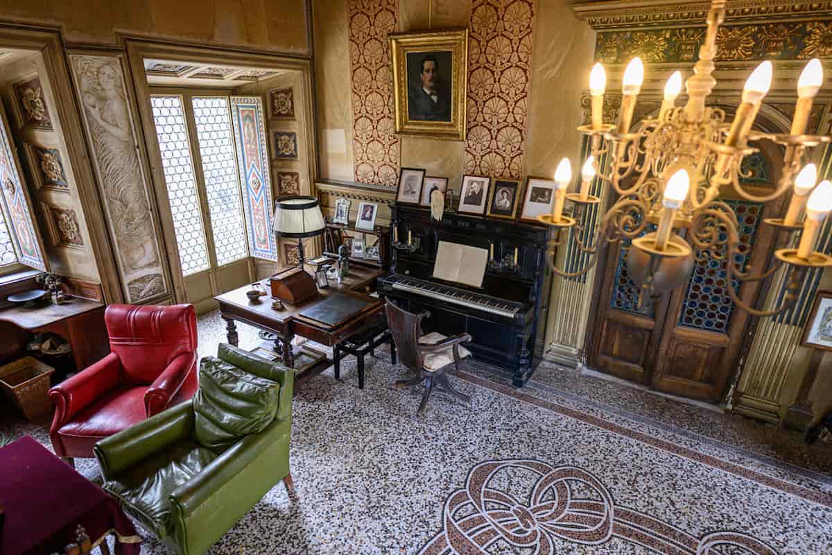 lavori di restauro villa museo Giacomo puccini