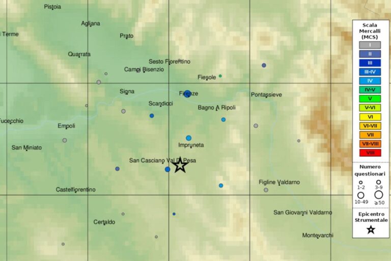 Terremoto Firenze: sciame sismico in Chianti, a Impruneta e San Casciano