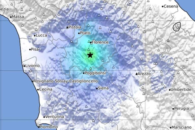 Scossa di terremoto a Firenze: epicentro a Impruneta