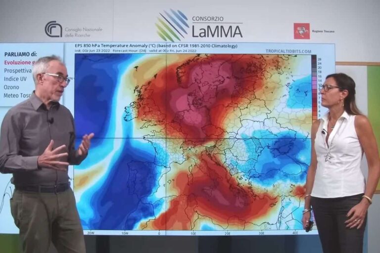 Il meteo “corre” sul web: le dirette del Lamma