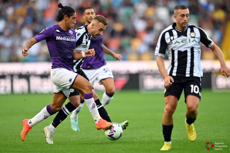 La Fiorentina cade a Udine