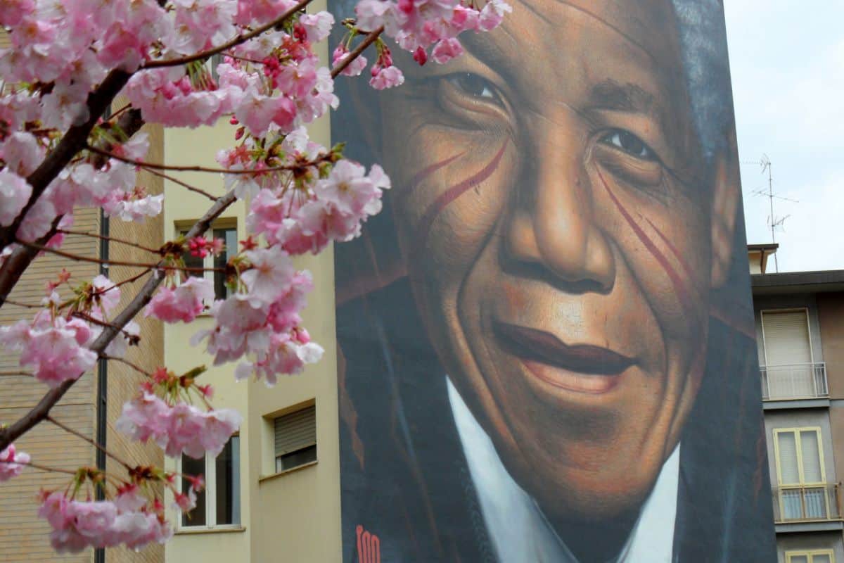 street art Firenze murale nelson Mandela