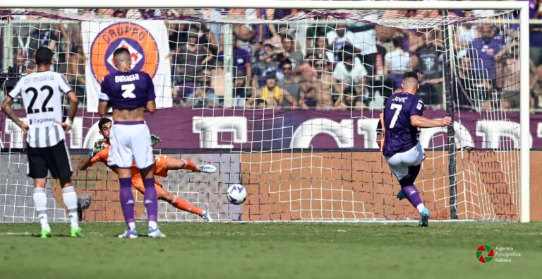Bel pareggio della Fiorentina contro la Juve