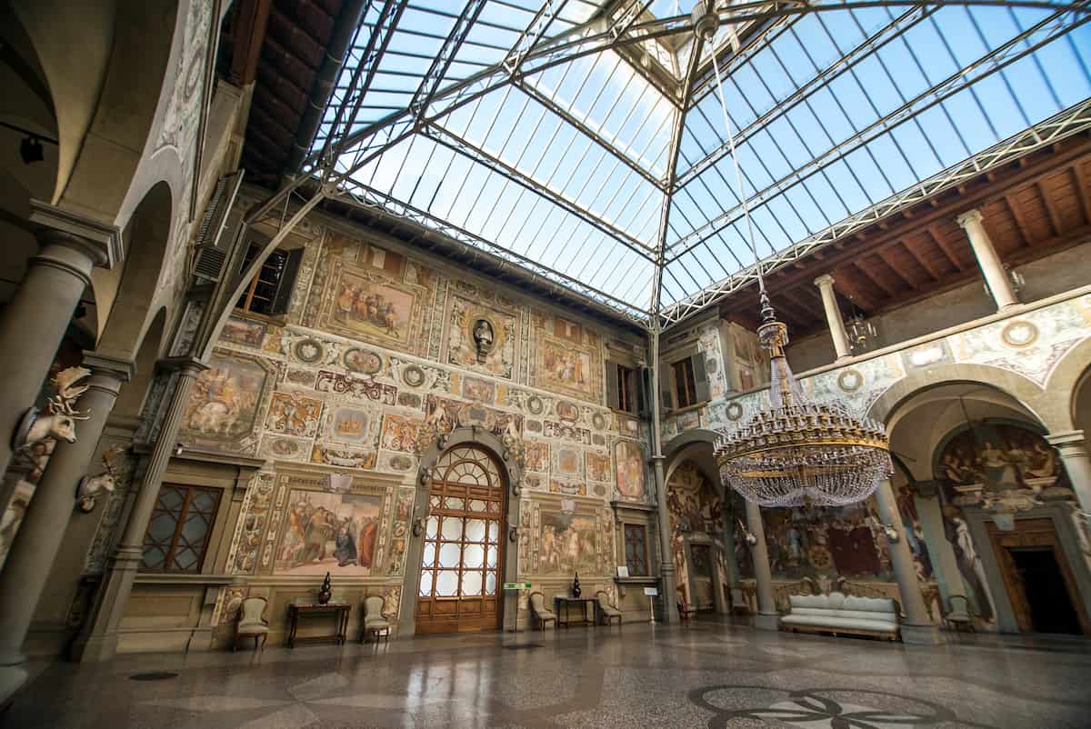Cortile Villa Petraia Firenze Giornate patrimonio europeo 2023