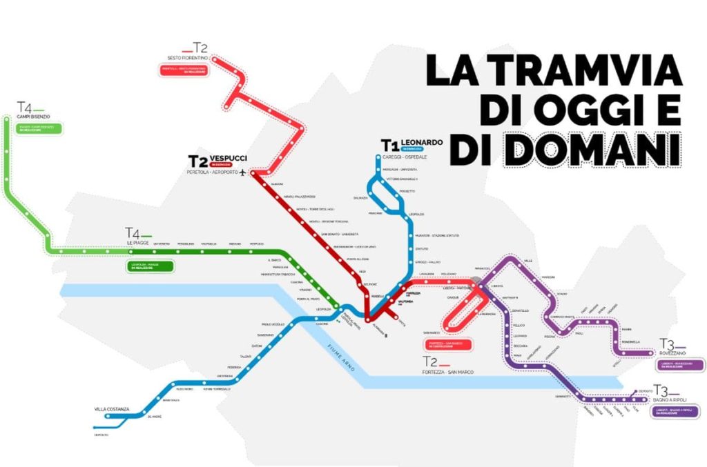 La mappa online della tramvia di Firenze il Comune lancia un nuovo sito