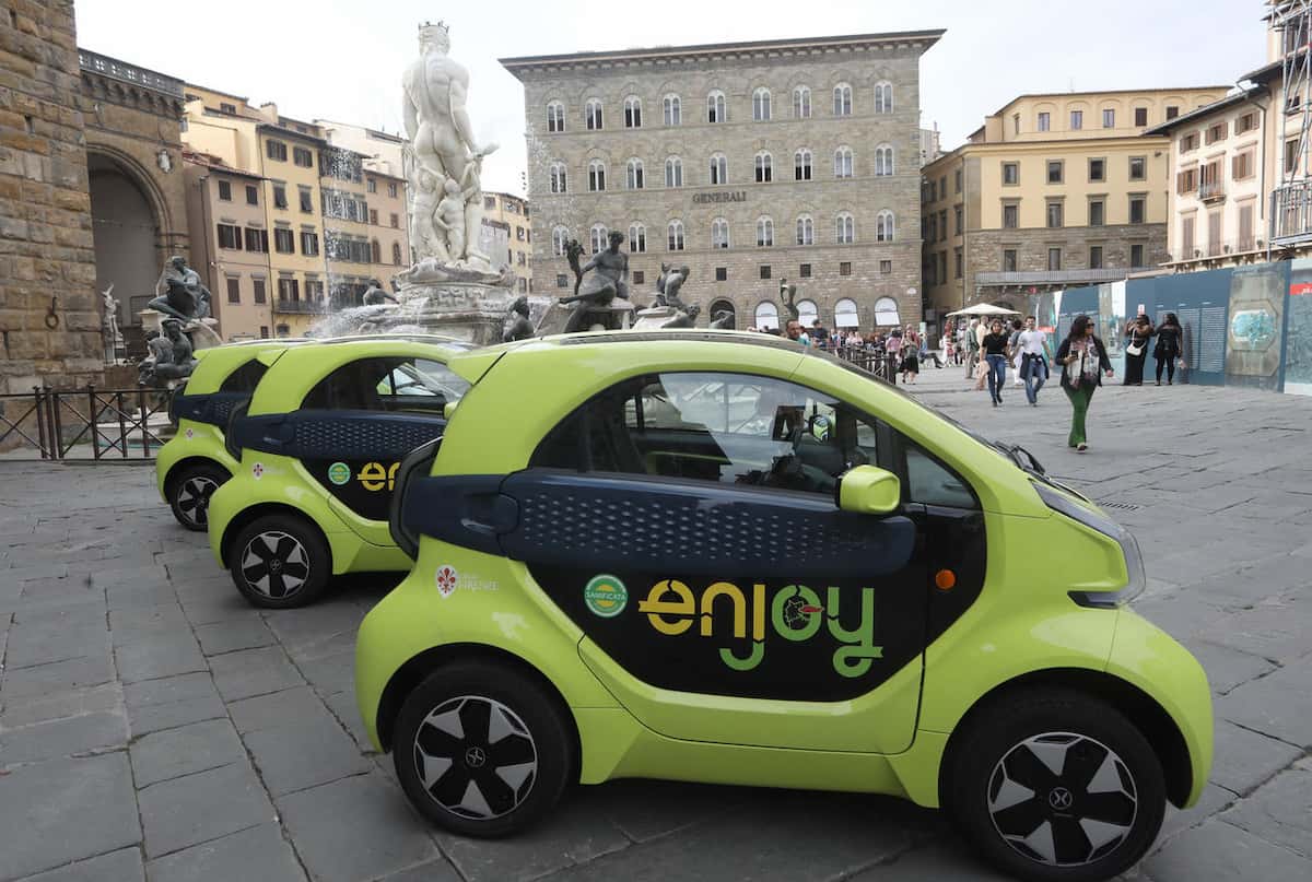Car sharing elettrico Firenze Enjoy Eni