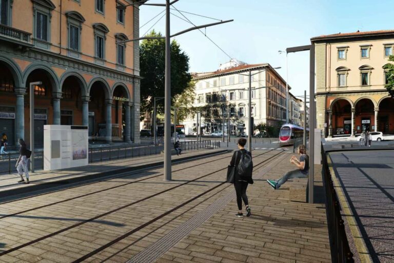 La tramvia in piazza della Libertà: come sarà la zona dopo i lavori