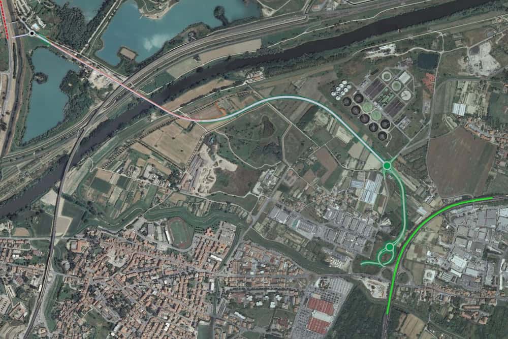 Ponte Signa Lastra progetto mappa