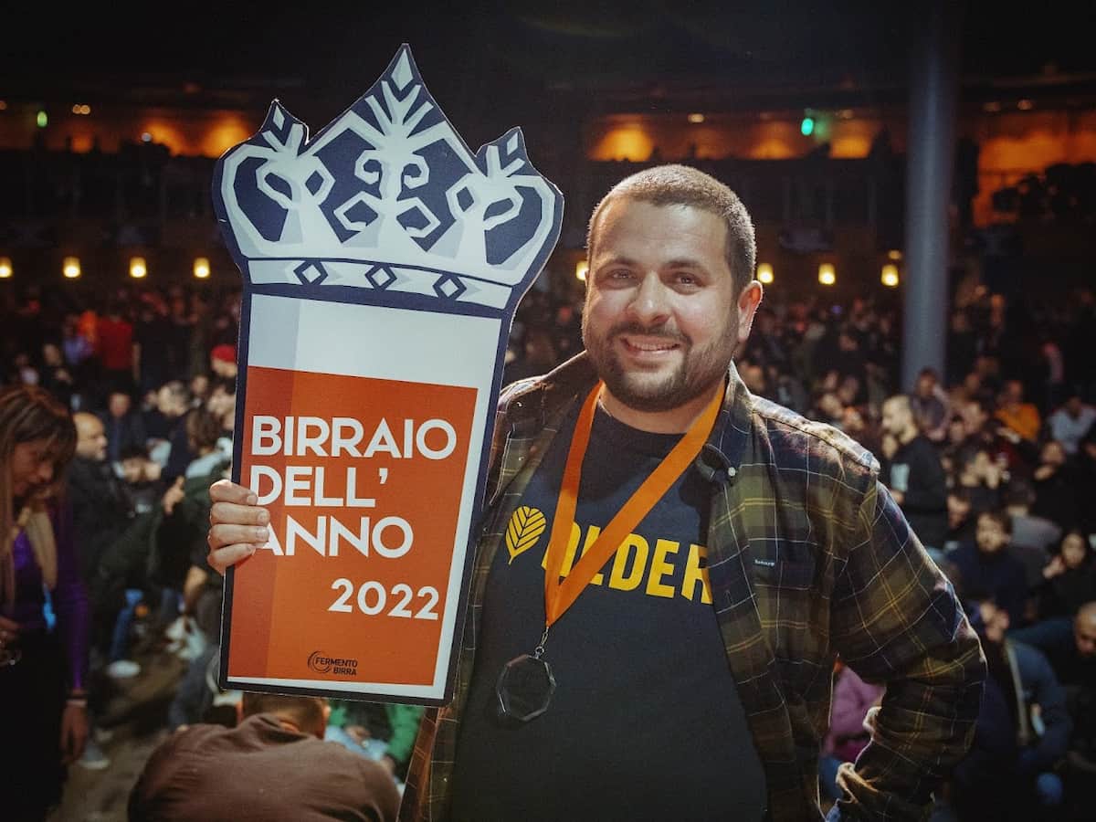 Marco Valeriani premiato a Firenze come Birraio dell'anno