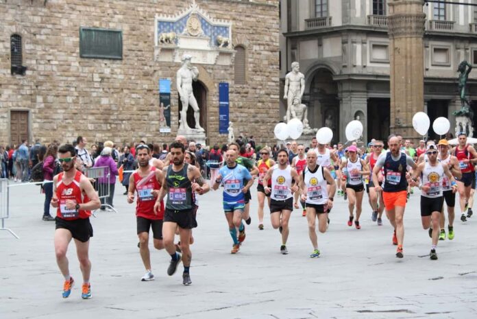 Half Marathon Firenze piazza Signoria