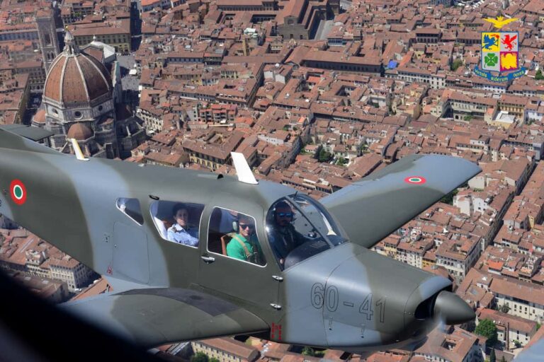 In aereo su Firenze: volano le giovani aquile