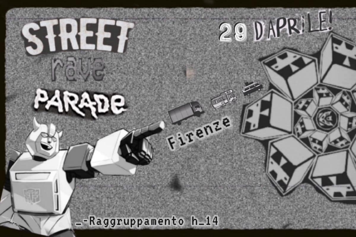 Street Rave Parade Firenze 29 aprile 2023 percorso