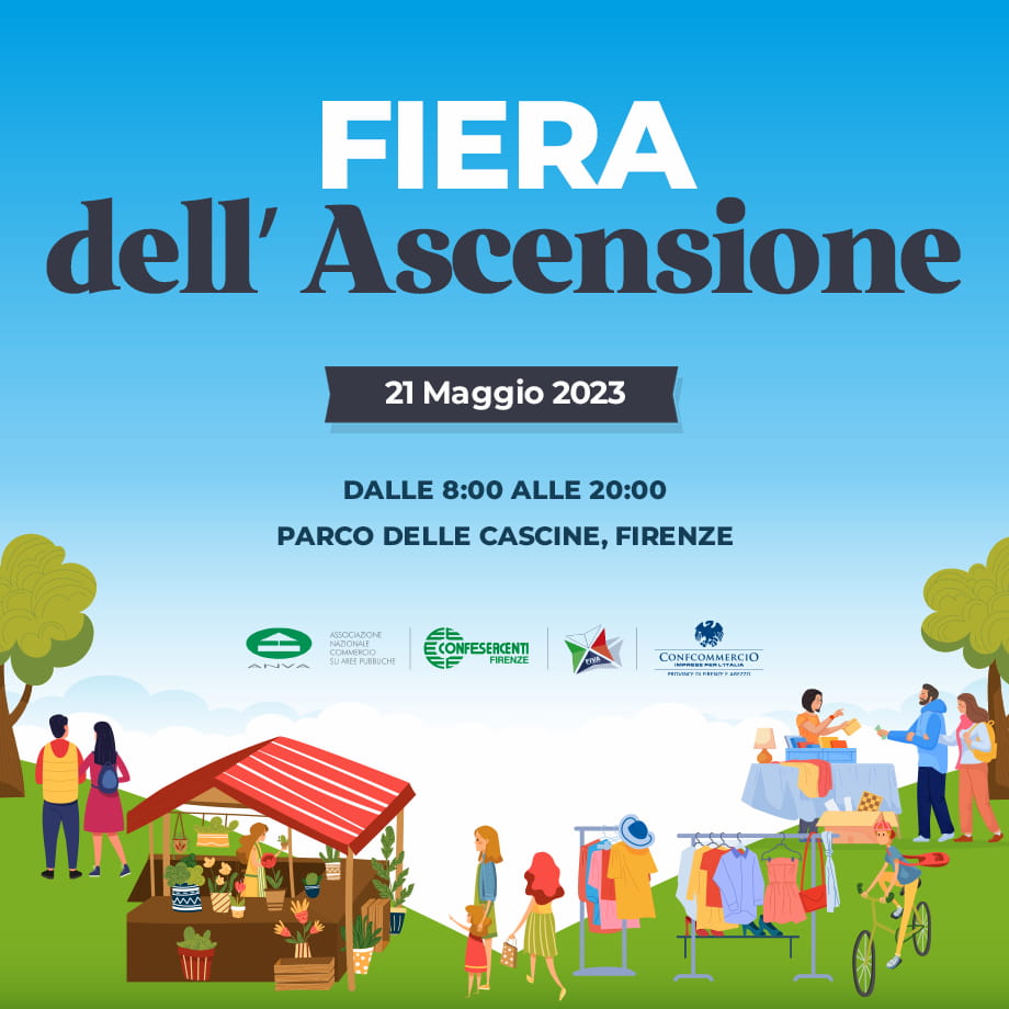 Fiera Ascensione 2023 mercato Cascine Firenze