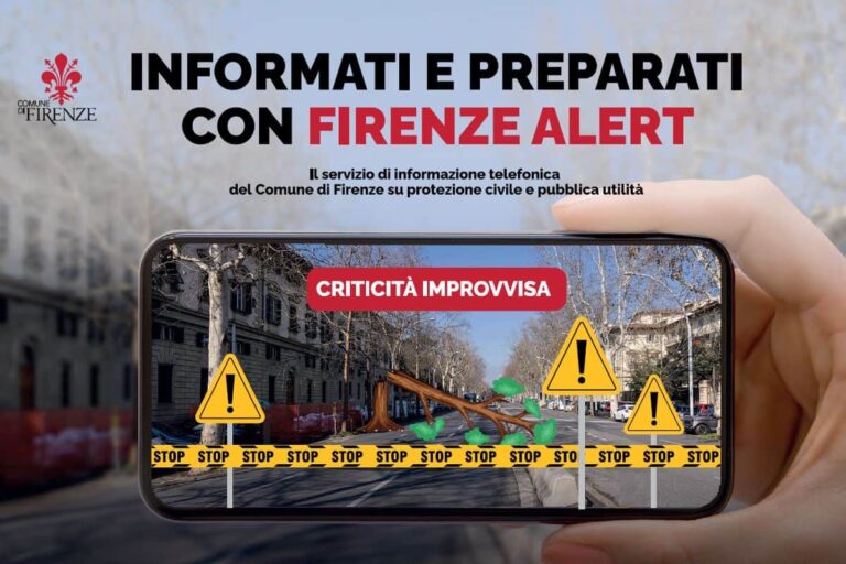 Emergenze e informazioni di servizio: come funziona “Firenze Alert”
