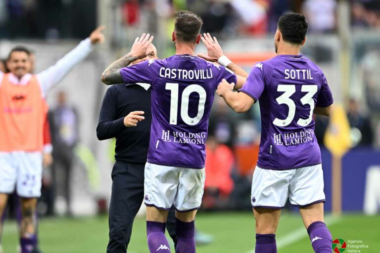 Goleada viola contro la Sampdoria