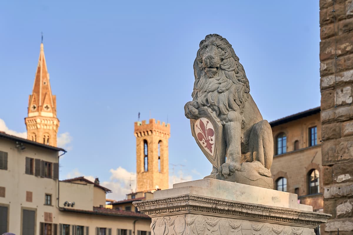 Marzocco Firenze leone piazza Signoria