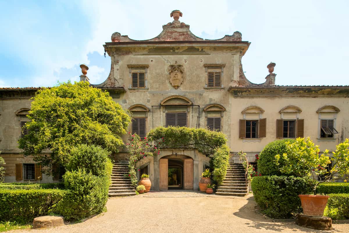 Facciata Villa Dolgoroukoff Firenze