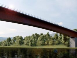 nuovo ponte signa progetto rendering