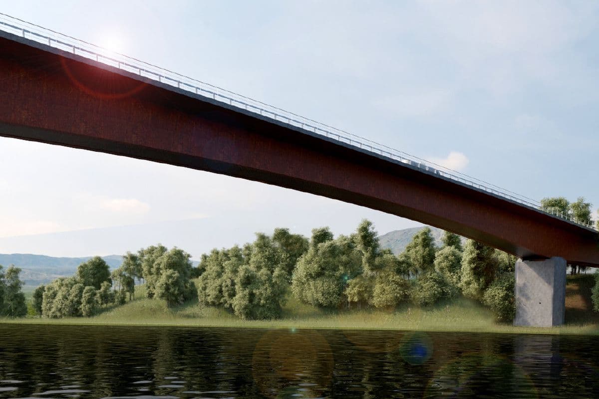 nuovo ponte signa progetto rendering