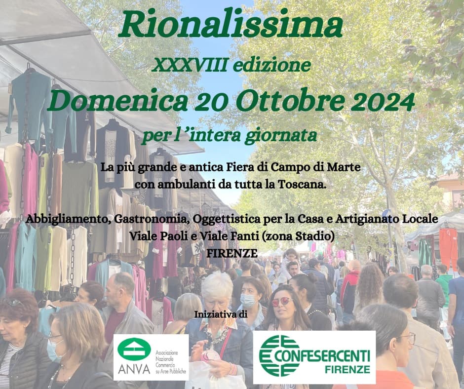 Rionalissima 2024 Campo di Marte mercato