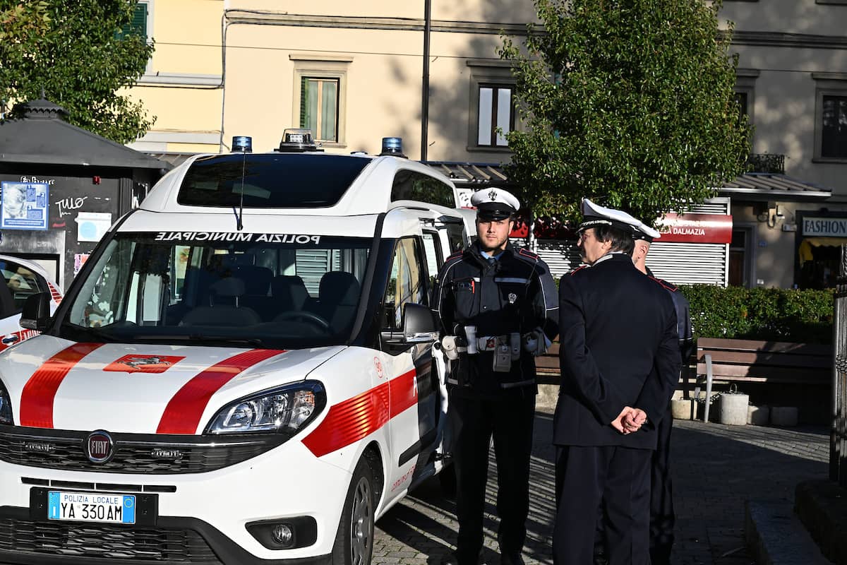 Polizia municipale Firenze postazione mobile