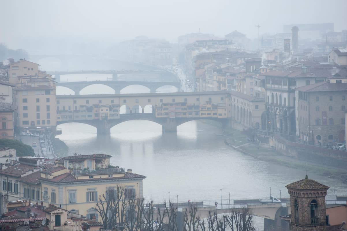 Inquinamento Firenze nebbia