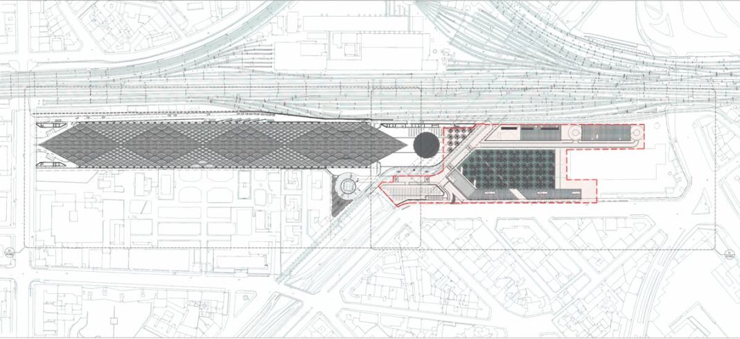 Stazione Foster mappa della fermata Belfiore AV Firenze Il Reporter
