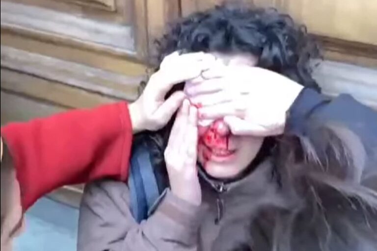 Scontri a Firenze durante la manifestazione pro Palestina
