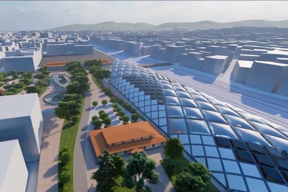 Stazione Foster mappa della fermata Belfiore AV Firenze Il Reporter