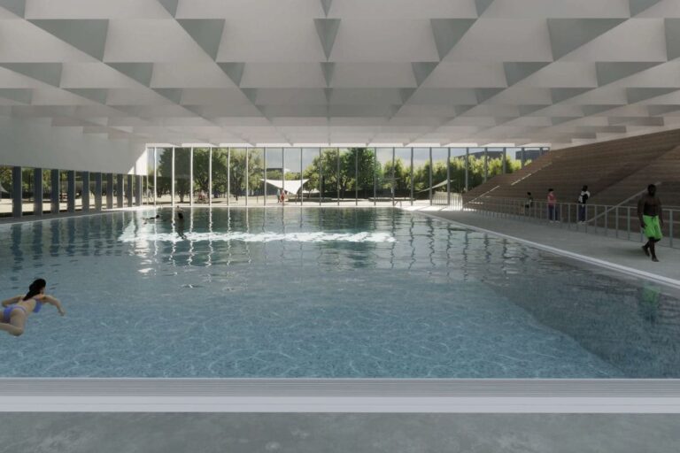 Via ai lavori per la nuova piscina di Firenze, vicino all’Isolotto