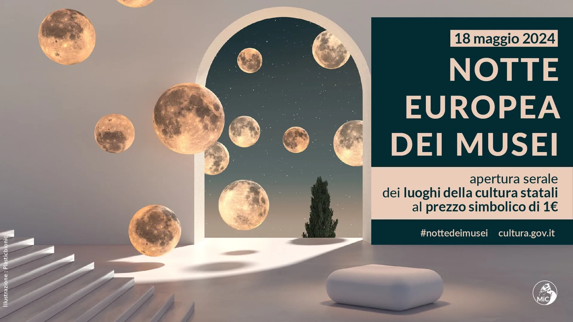 Notte europea musei 2024 1 euro
