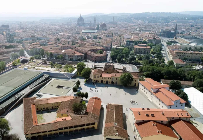 Rendering Fortezza padiglione Machiavelli visite
