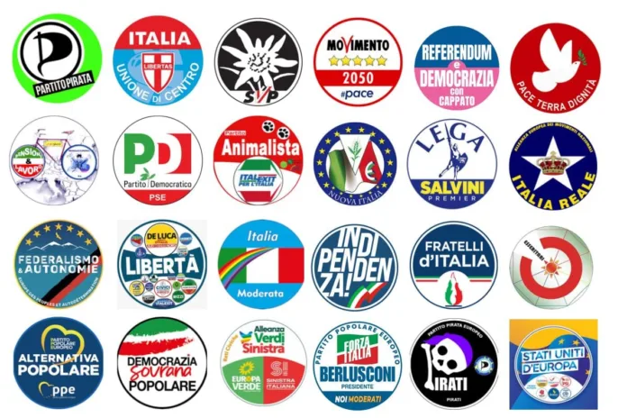 Simboli Partiti elezioni europee 2024
