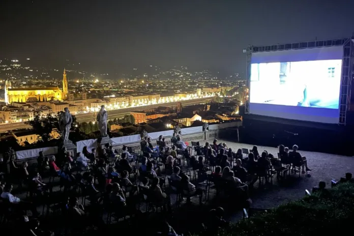 Cinema in villa Giardino Bardini Firenze