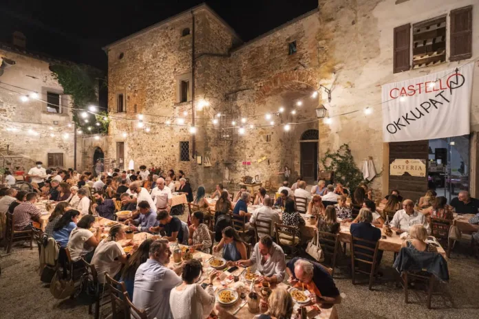 Tovaglia a Quadri Anghiari Arezzo